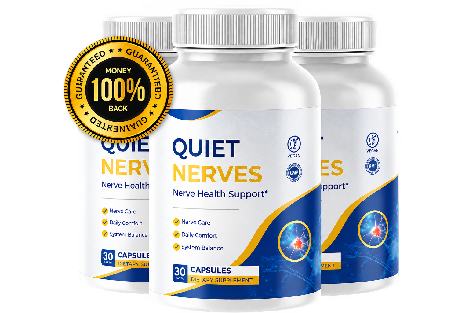 Quiet Nerves supplement – start your 180-day supply today