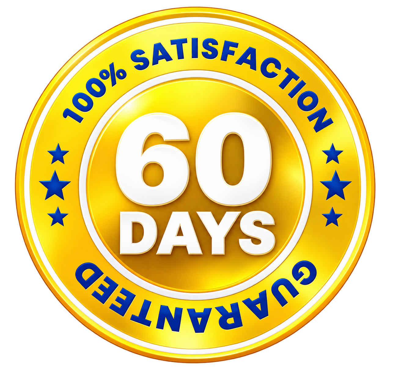 Gold 60-Day Money-Back Guarantee seal – Quiet Nerves